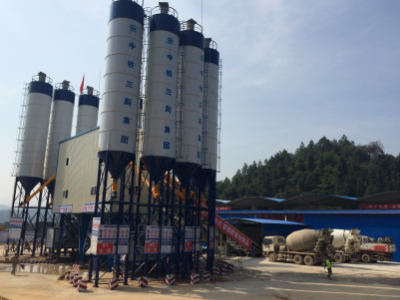 HZS Series Ready Mixed Concrete Cement Batching Mixing Plant