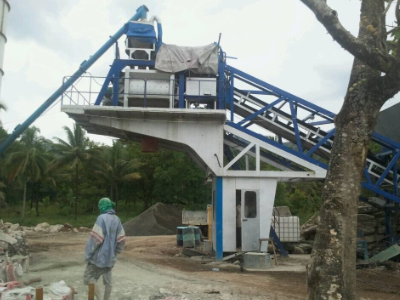 Mobile Small Economic Siemens PLC Concrete Batching Plant