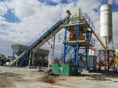 HZS90 Concrete Batching Plant in Zambia