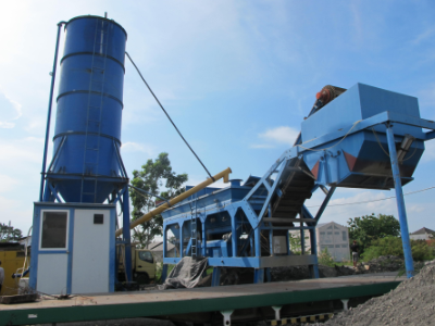Mobile Stabilized Soil Mixing Plant in Indonesia