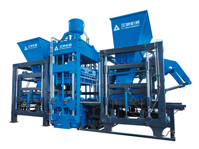 SLST2000 - fully automatic production line for ecological imitation stone permeable bricks