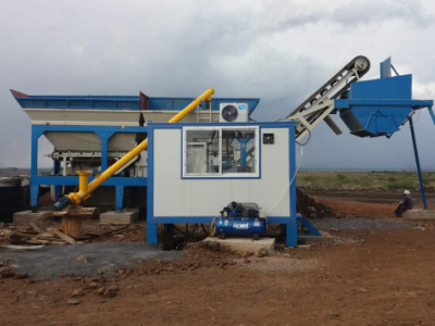 YWCB300 Stabilized Soil Mixing Plant in Kenya